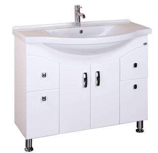 Напольная тумба под раковину Onika Эльбрус 110008 100см белый